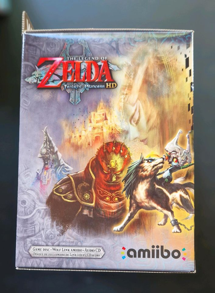 Wii U Zelda Wolf Link Amiibo Twilight Princess LE Neu in Neuss