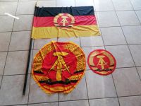 Original DDR Fahne Flagge DDR Wappen Emblem zum aufnähen Fahne Bayern - Dollnstein Vorschau