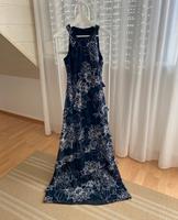 Festliches Maxikleid von C&A NEU mit Volant Größe 34 Dunkelblau Nordrhein-Westfalen - Bedburg Vorschau