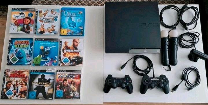 PlayStation 3 mit viel Zubehör und Spielen in Geseke