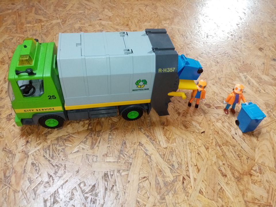 Playmobil Recycling Fahrzeug / Müllabfuhr / LKW mit Blinklicht in Hagen