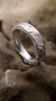 Rustikaler geschmiedeter Ring 925 Silber Einzelstück NEU Brandenburg - Altlandsberg Vorschau
