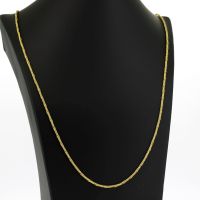 Lange Halskette geflochten 585 Gold 14 Kt Gelbgold 70cm Nordrhein-Westfalen - Erkrath Vorschau