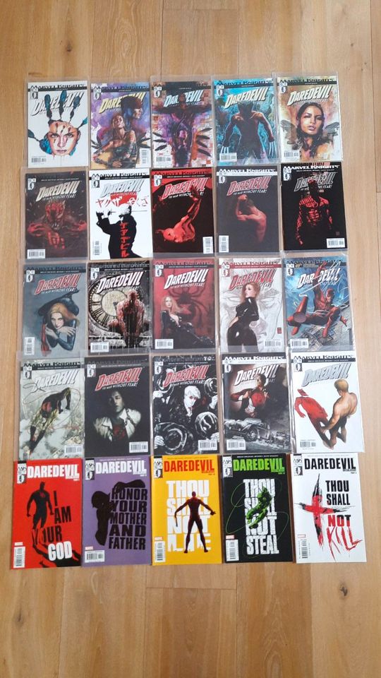 Daredevil Bendis Brubaker komplett 16-19,28-119,500 Marvel Comic in Ottobrunn