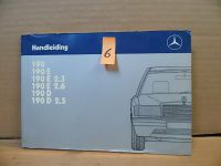 Betriebsanleitung für die Niederlande Mercedes Benz W 201/190er Sachsen-Anhalt - Halberstadt Vorschau