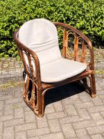 Rattan Sofa Stuhl - Vintage - mit Kissen Nürnberg (Mittelfr) - Nordstadt Vorschau