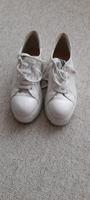 Lederschnürschuhe Gr 38 weiß Bremen - Osterholz Vorschau