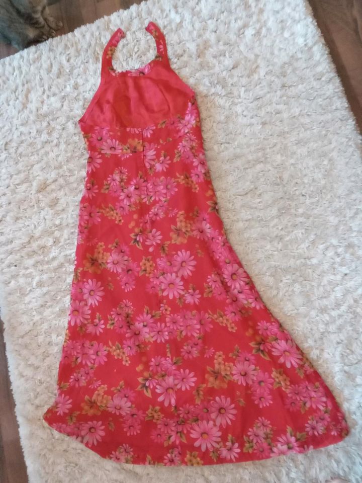 Vintage rot/pink neckhalter Kleid in Köln