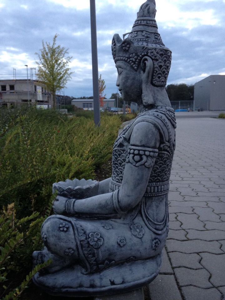 ‼️Buddha 80kg Tempelwächter Teich Feng Shui Brunnen Steinfigur‼️ in Hannover