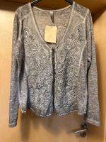 Tredy Jacke Cardigan taupe Stickerei Pailletten 40 NEU Nordrhein-Westfalen - Minden Vorschau