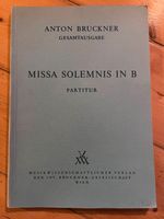 Noten Anton Bruckner Missa Solemnis in B Partitur Baden-Württemberg - Rastatt Vorschau