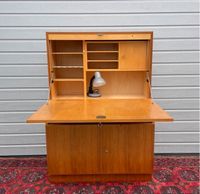 Mid Century Sekretär  Wandschrank Idee Möbel Nussbaum Holz Dortmund - Innenstadt-West Vorschau