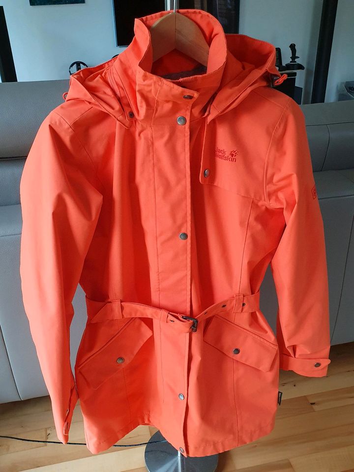 NEUWERTIG Jack Wolfskin Regen Jacke Trenchcoat waterproof XS 34 in Baldham