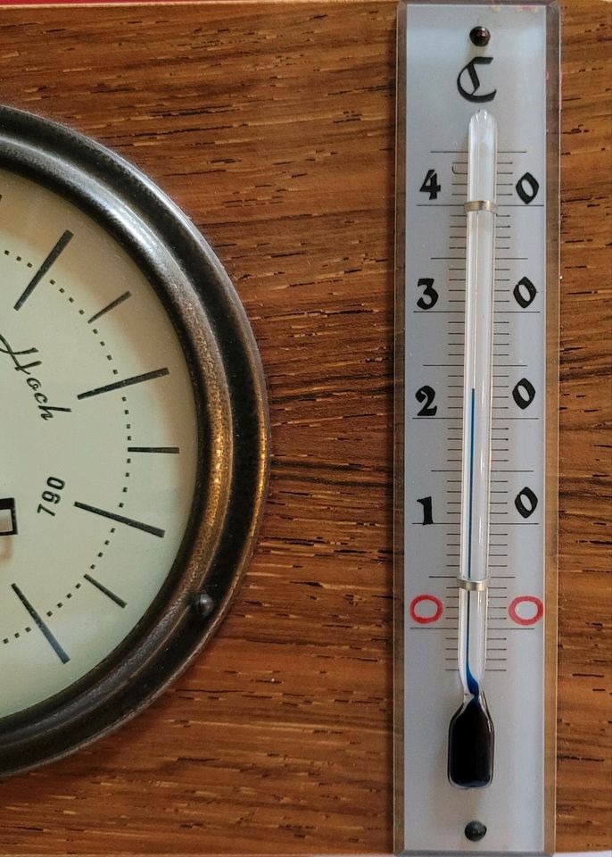 Altes Forster Hygrometer Barometer Thermometer 50/60er Jahre in Reichenbach (Vogtland)
