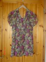 Bluse, GINA BENOTTI, transparent, khaki-grün-pink, Größe 48/50 Brandenburg - Reichenow-Möglin Vorschau
