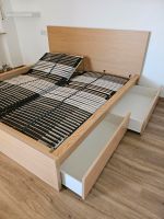 IKEA MALM Bett mit Bettenrost und 4 Bettkästen Baden-Württemberg - Biberach an der Riß Vorschau