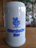 Bierkrug 1ltr. Steingut -mit Aufschrift Aldersbacher Bier Hessen - Ginsheim-Gustavsburg Vorschau