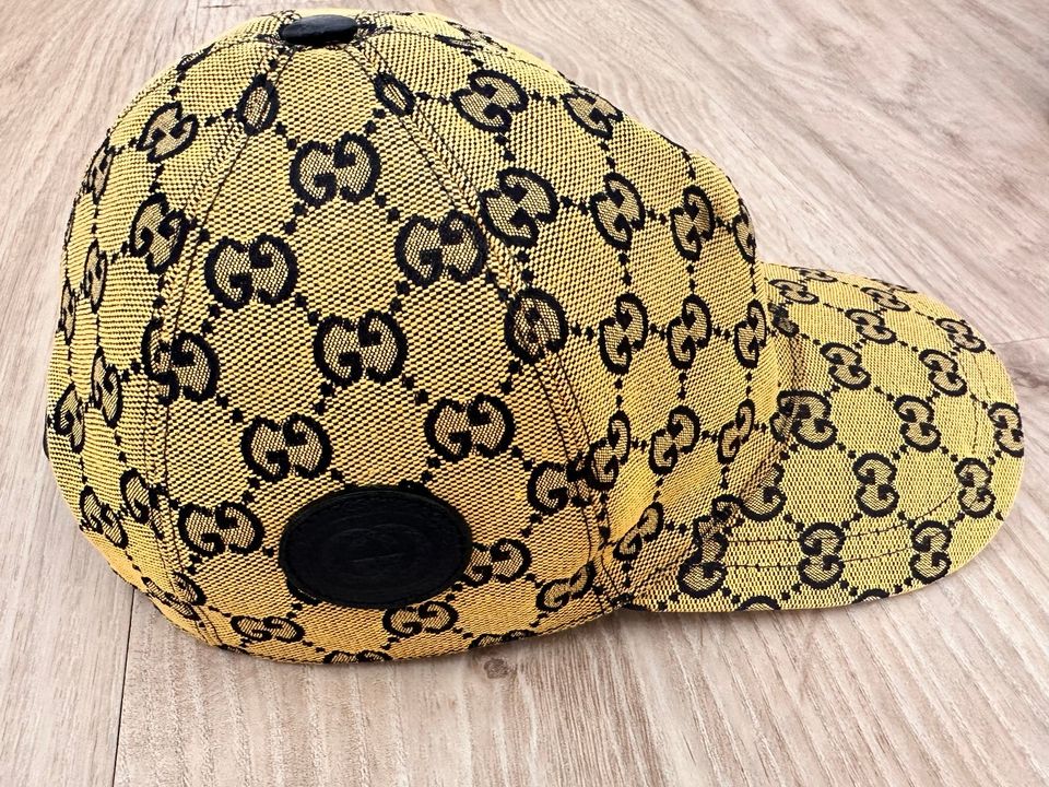 GUCCI Cap Original Gelb Rechnung vorhanden in Kleve