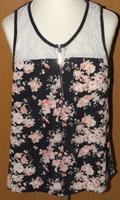 *tally weijl*Bluse ohne Arm m. RV TunikaTop Schwarz/Blumen Gr.36 Bayern - Velden Vorschau