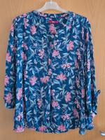 Bluse S.Oliver 3/4 Arm blau geblümt Gr. 44 Niedersachsen - Hameln Vorschau