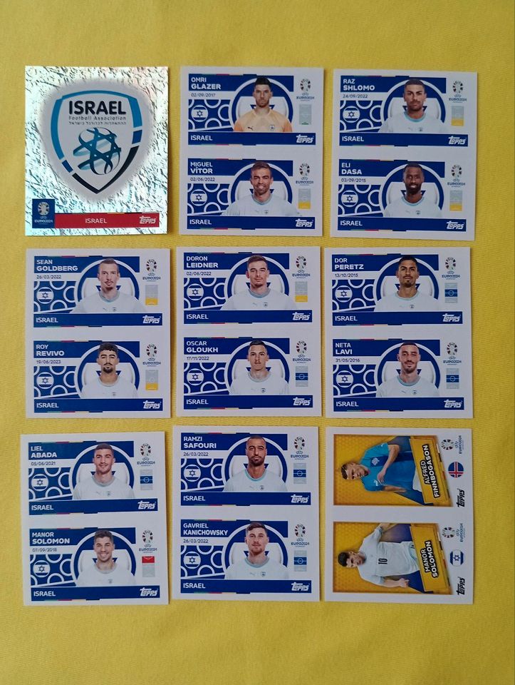 Topps Sticker Euro 2024 Israel in Iserlohn