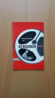 Altes Buch Heft Tonbandaufzeichnungen Gevasonor Gevaert Niedersachsen - Wolfsburg Vorschau