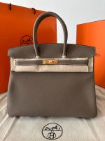 Hermes Birkin Bag 35, NEU, Togo/Etaupe/Gold Altstadt-Lehel - München/Lehel Vorschau