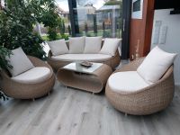 Dehner Geflechtlounge Avani Gartensofa Rattan Lounge mit Polster Bayern - Mertingen Vorschau