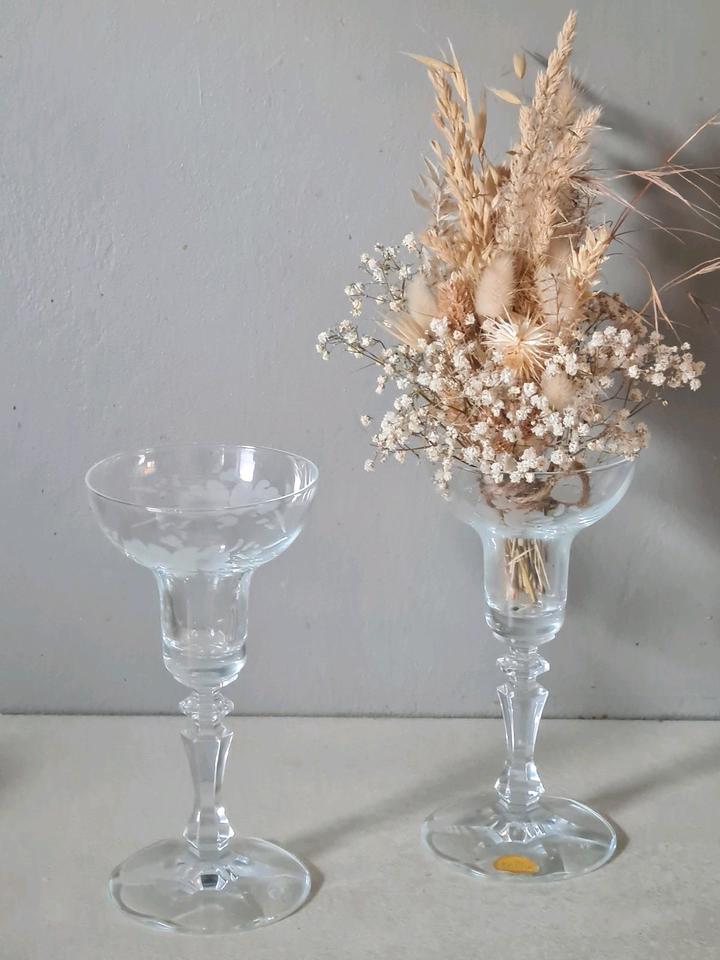 Zwei Kerzenhalter, kerzenständer,Hochzeitsdeko,vintage, deko in Elsdorf