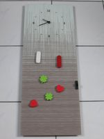Magnettafel 80x30x2 cm mit Uhr und 6 Magneten  Beschreibbar Nordrhein-Westfalen - Leichlingen Vorschau