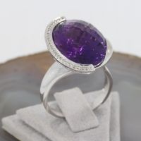 WERT 2850 € BRILLANT AMETHYST RING 585er/14 K WEIßGOLD vxlt 80307 Essen - Altenessen Vorschau