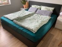 Boxspringbett schwarzes Textil 2x2 m Nordrhein-Westfalen - Olfen Vorschau