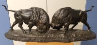 Franz Iffland Bronzefigur "Kämpfende Bisons" Nordrhein-Westfalen - Neuss Vorschau