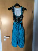 Dirndl Midi Gr. 38 türkis blau Mint braun Edelweiß Hirsch Bayern - Oberviechtach Vorschau