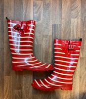 Gummistiefel Inselhauptstadt rot/beige Gr.38 Hessen - Bad Nauheim Vorschau