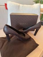 Gucci Peeptoes / High Heels in Gr. 40, braun, Leder Schleswig-Holstein - Itzehoe Vorschau