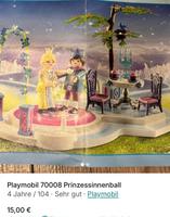Playmobil Prinzessinnenball 70008 Rheinland-Pfalz - Mudenbach Vorschau
