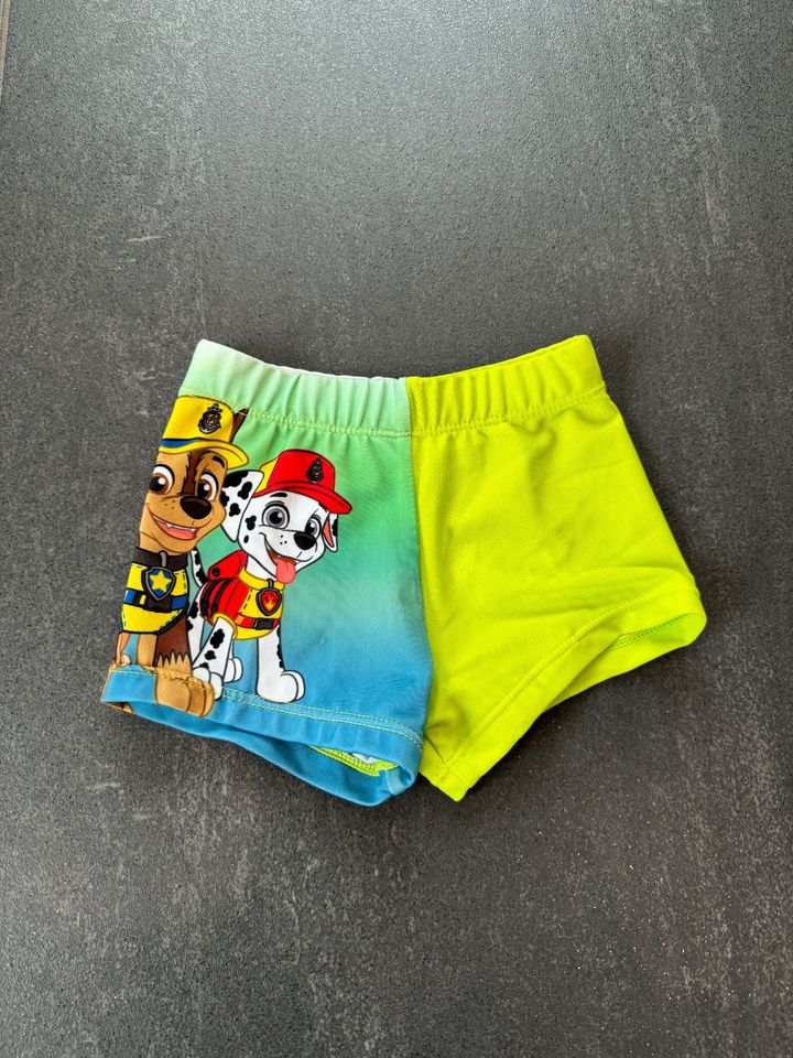 Badehose, Schwimmhose, Paw Patrol, Chase, Gr. 92, WIE NEU! in Stürzelbach