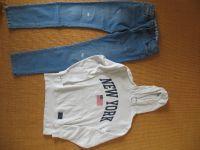 Jeans und Hoodie Gr 170/176 Rheinland-Pfalz - Enkenbach-Alsenborn Vorschau