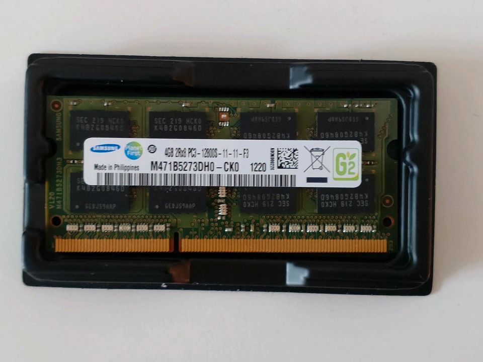 Samsung 4GB DDR3 PC3-12800 SO-DIMM Notebook Arbeitsspeicher in Berlin