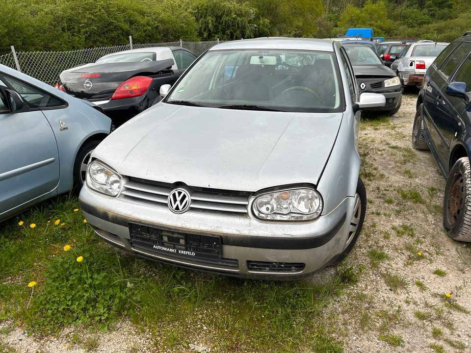 Vw Golf IV 1.4 16V AXP DUW LA7W Schlachtfahrzeug Teileverkauf in Idar-Oberstein