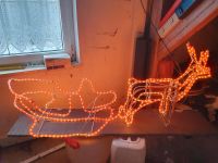 Weihnachts deko Rentier mit schlitten 150 cm lang Bayern - Cham Vorschau