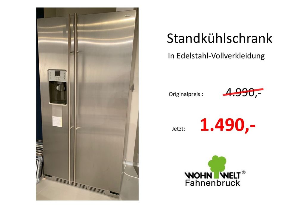 Standkühlschrank - Eurospezial - Edelstahlverkleidung in Voerde (Niederrhein)