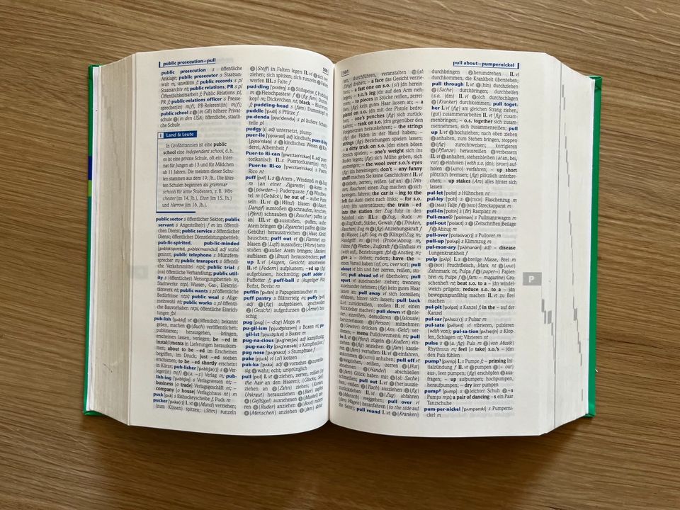 PONS Schülerwörterbuch Englisch - Deutsch / Deutsch - Englisch in Karlsruhe