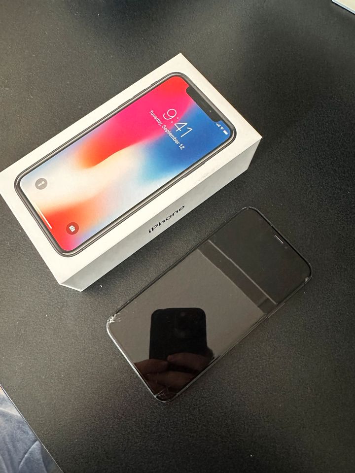 iPhone X 256GB Spacegrey OVP 10 in Bad Saulgau