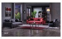 3+2+1 Sofa Couch Wohnlandschaft + Chesterfield + Bettfunktion Bayern - Weilbach Vorschau