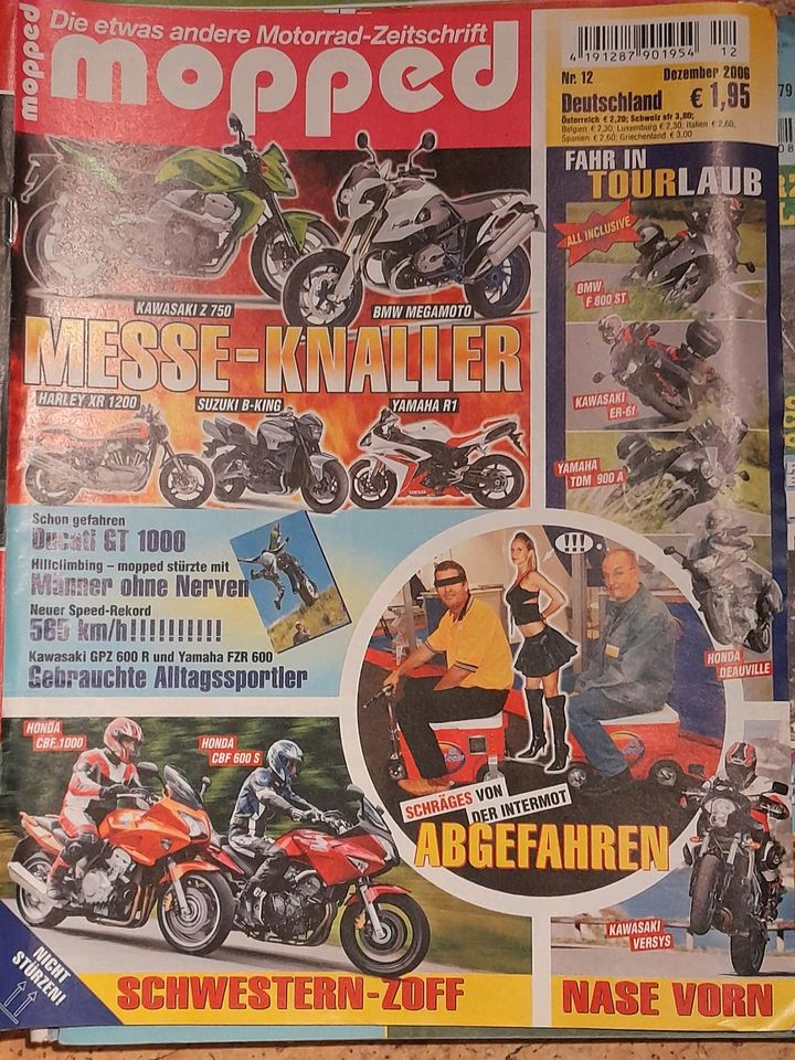 Mopped-Motorrad-Zeitschriften.Harley,Custom,Racer,Moped,125er... in Wettstetten