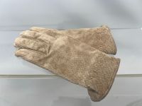 Echt Wildleder Handschuhe beige Natur Fingerhandschuhe gefüttert Schwerin - Görries Vorschau