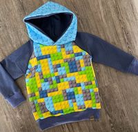 Cooler Handmade Hoodie Lego-Design Gr. 98/104 Thüringen - Erfurt Vorschau