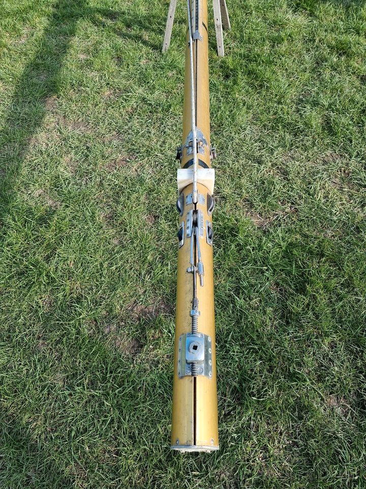 Gold  Mast Baum Drachen Segelboot Reckmann Schuldt Hamburg 1971 in Heideblick-Wüstermarke